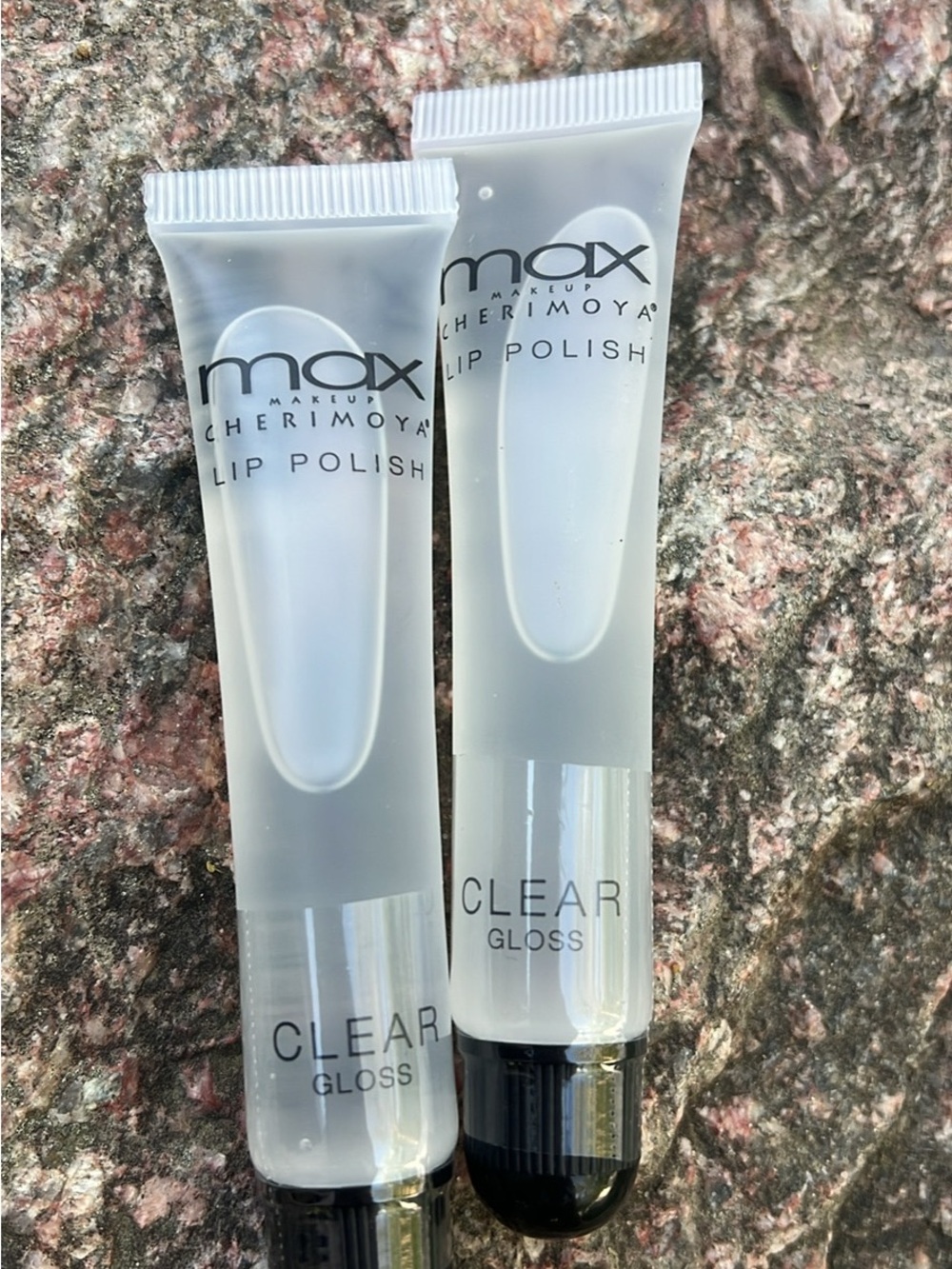 Clear MAX Lip Polish Gloss - Clear SEALED NEW 2 pack